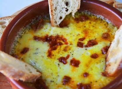 Queso a lareira